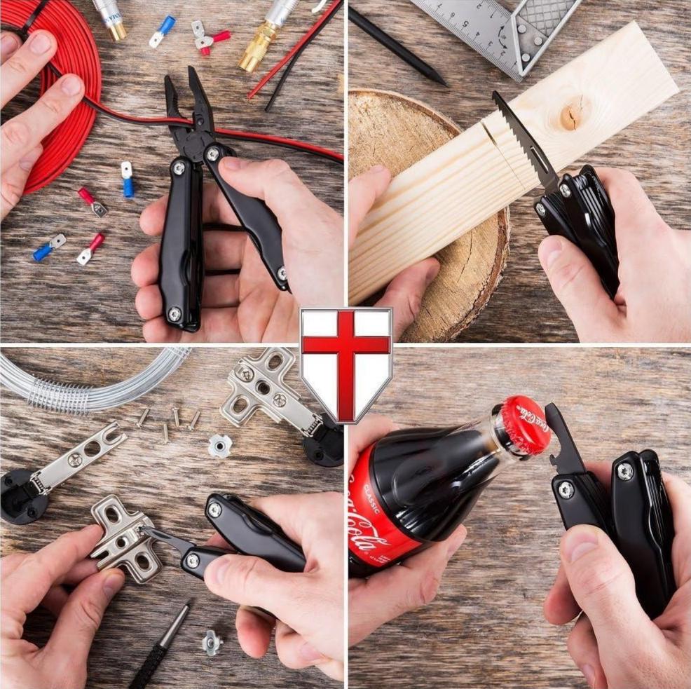 12-in-1 Pocket Multitool Knife Multi-Tool Folding Pliers with Bottle Opener for Camping Fishing Hiking & Survival 12 in 1 pocket multitool knife multi tool folding pliers with bottle opener for camping fishing hiking & survival