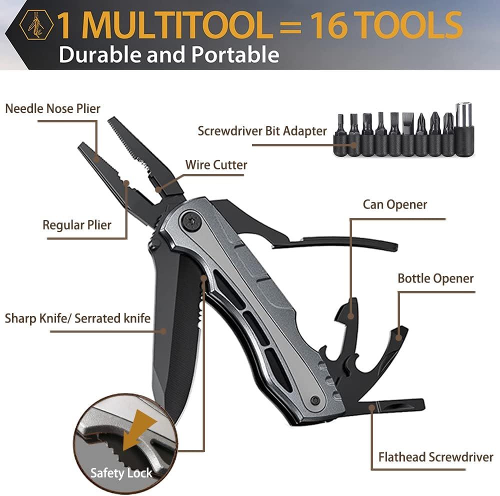 survival gadgets outdoor camping survival multi tool pliers all in one multifunctional knife folding knife