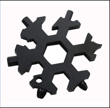 16-in-1 Snowflake Multi Tool Stainless Steel Snowflake Bottle Opener Screwdriver and Wrench Durable Great Christmas Gift