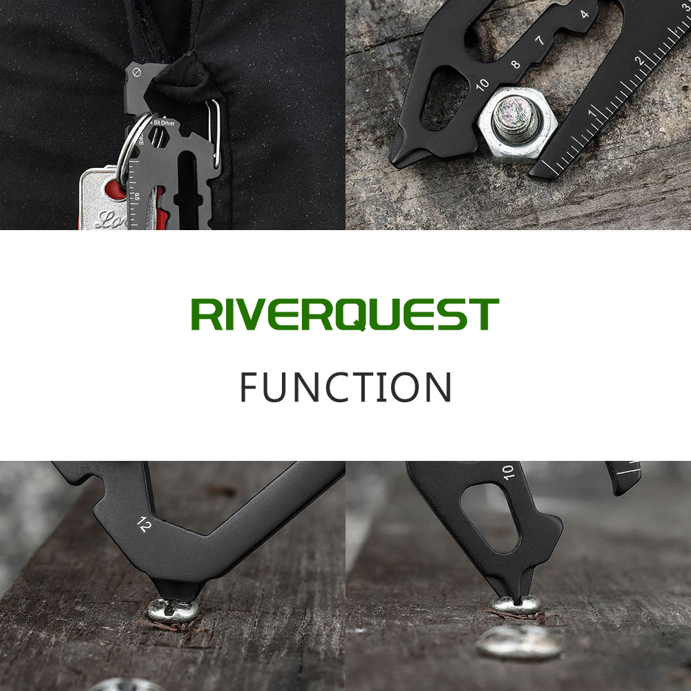 All in One Outdoor Portable Survival Carabiner Tool Card all in one outdoor portable survival carabiner tool card