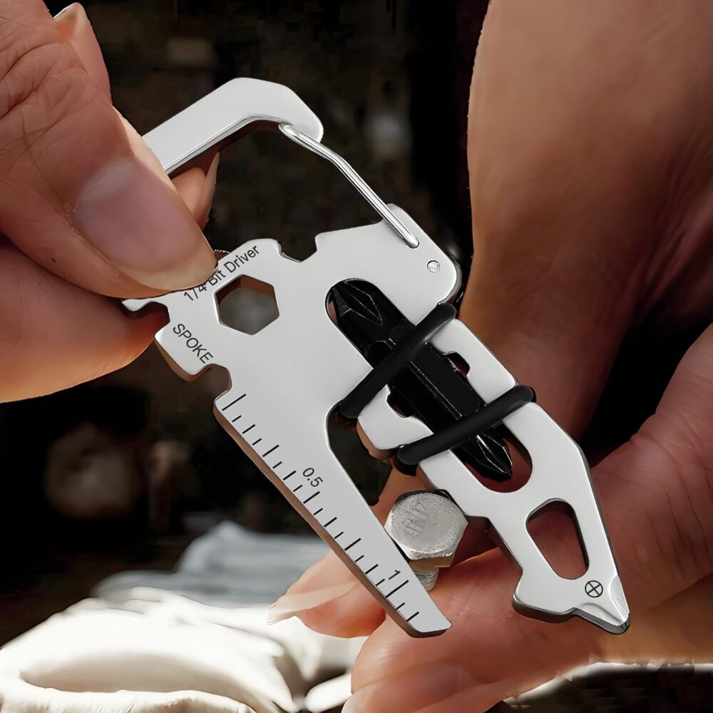 All in One Outdoor Portable Survival Carabiner Tool Card all in one outdoor portable survival carabiner tool card