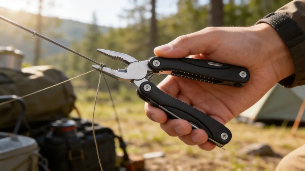 12 in 1 industrial grade stainless steel pocket multi tool set knife outdoor camping climbing combination pliers oem available
