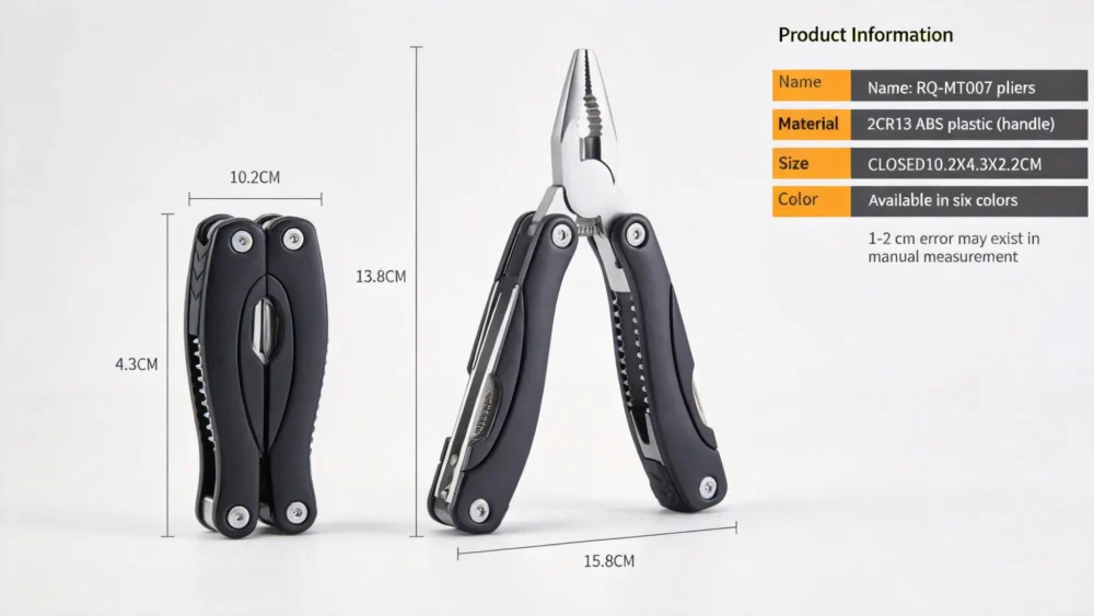 12 in 1 industrial grade stainless steel pocket multi tool set knife outdoor camping climbing combination pliers oem available
