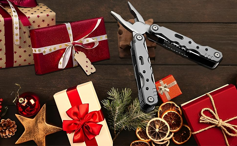 outdoor for knife multi function pocket edc combination tool folding knife pliers aluminum handle metric measurement