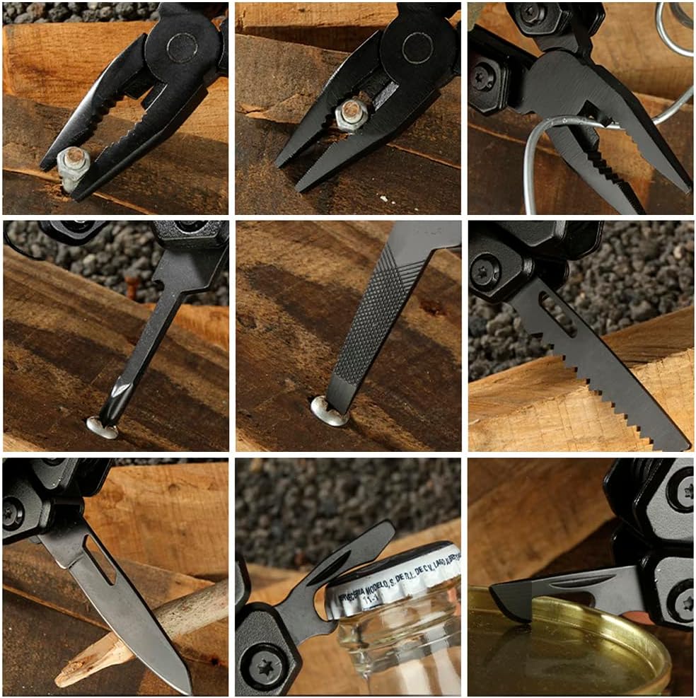 manufacturers spot 2cr13 stainless steel folding knife pliers multi purpose pliers with nylon cover