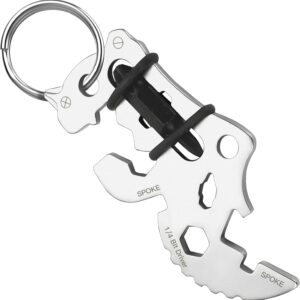 13 in 1 Stainless Steel 420 Keychain Multitools Bike Tools EDC Compact Pocket Tools Carabiner Repair Kit Knives Tools