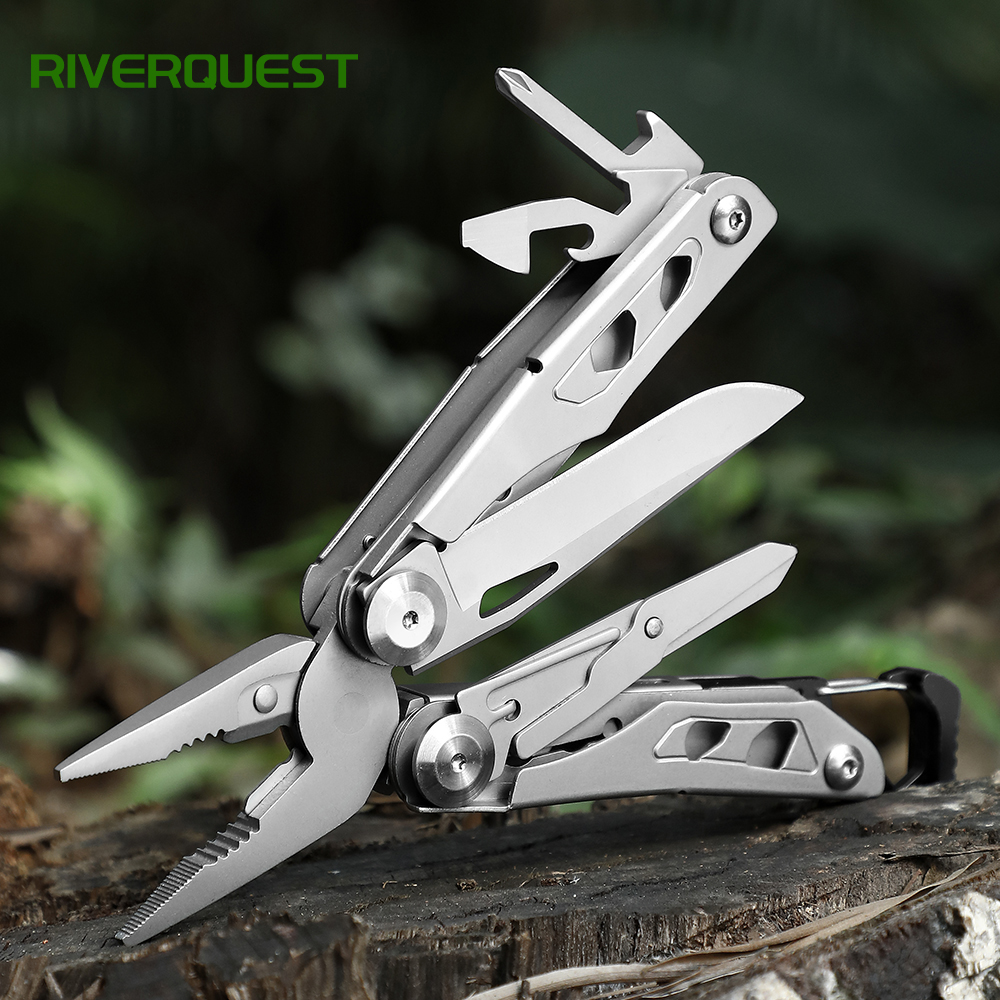 13 in 1 camping multitool, essential gear for hiking & outdoor use