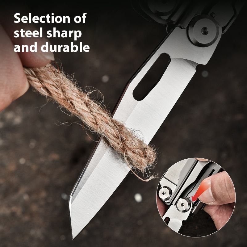 high quality outdoor multifunctional stainless steel camping pliers