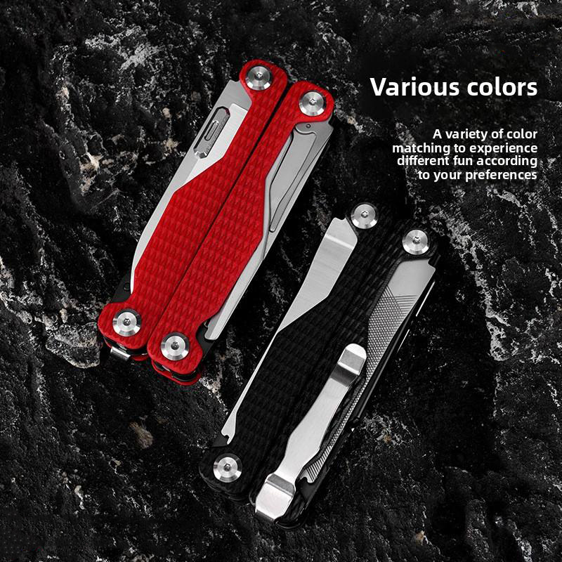 High Hardness CNC Multitool Pliers - Red & Black Color Variations high hardness cnc jaws multitool pliers wholesale - Red & black color options