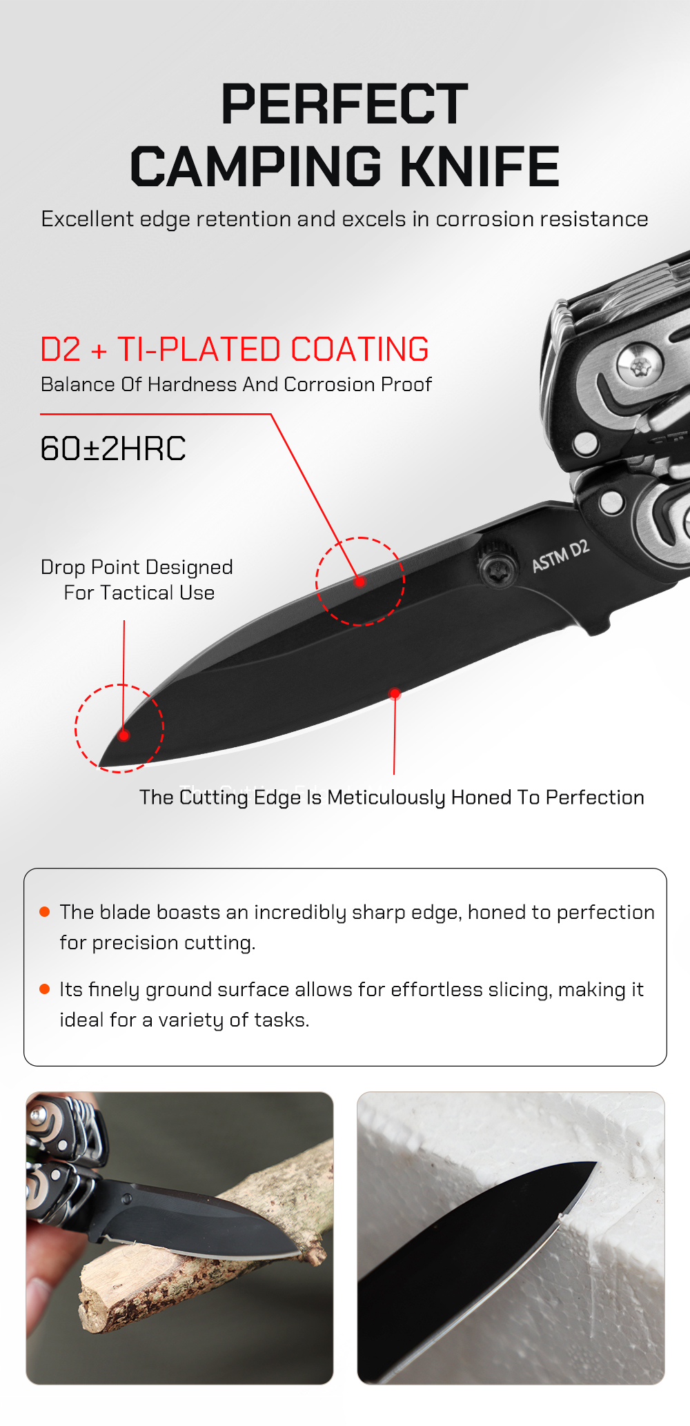 15 in 1 multitool portable camping tool screwdriver