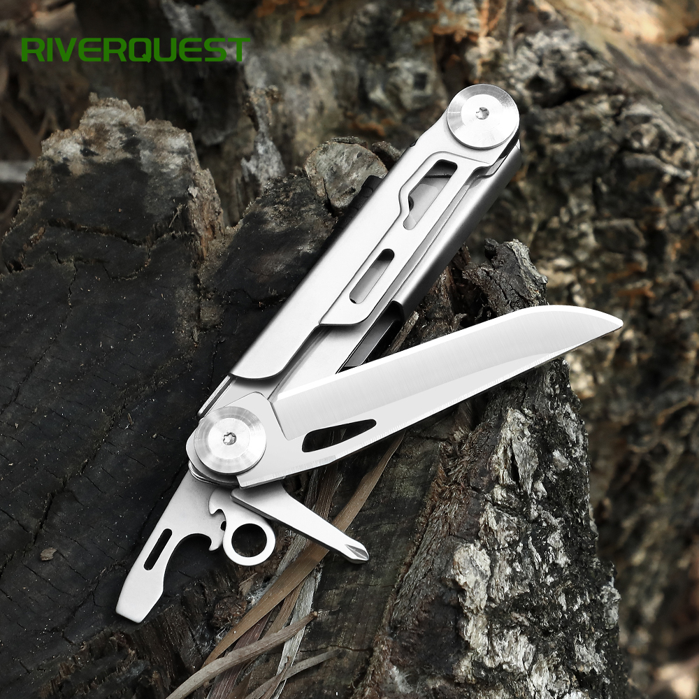Compact Multitool for Camping, Hiking & Emergency 8 in 1 compact multitool for camping, hiking & emergency