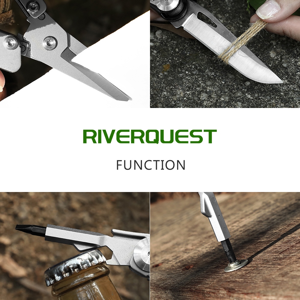 stainless steel foldable multi tool: portable durable