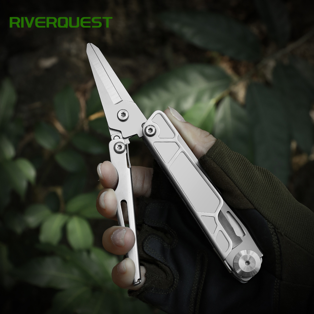 stainless steel foldable multi tool: portable durable