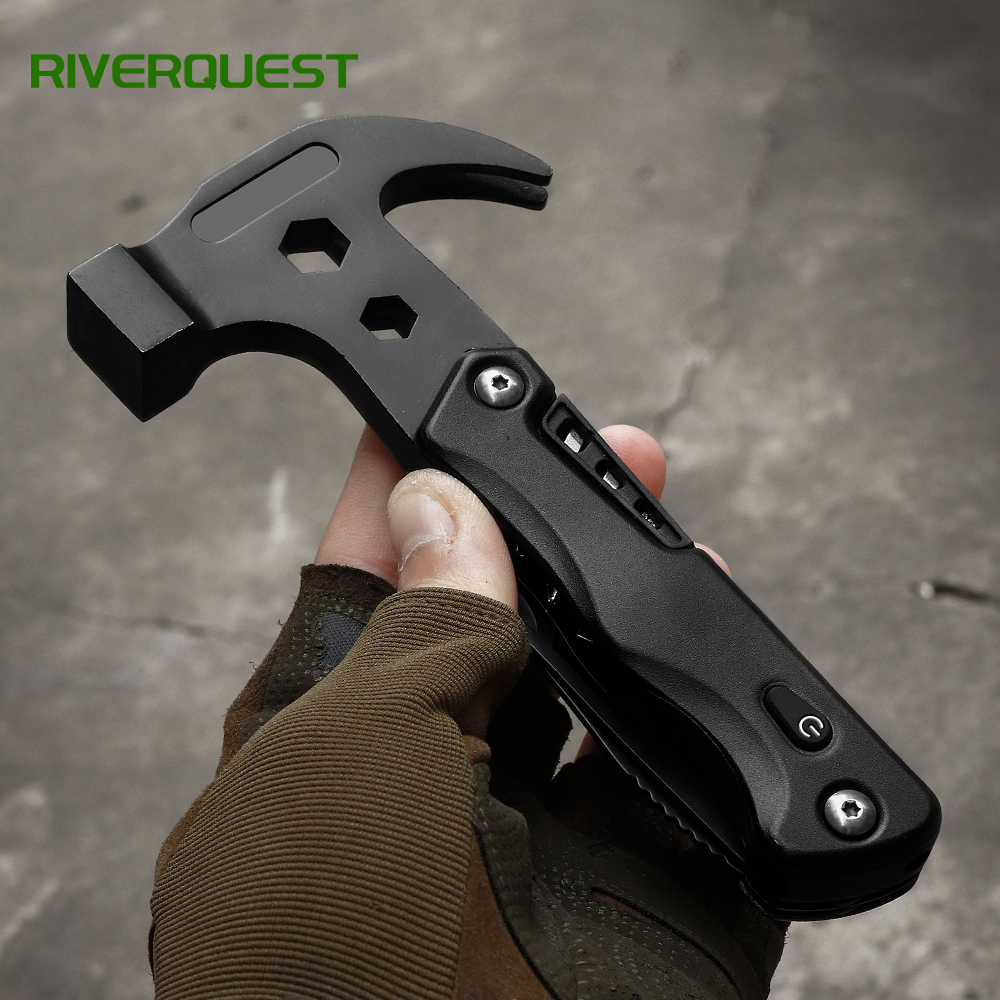 18 in 1 hammer multi tool for camping car emergency repair