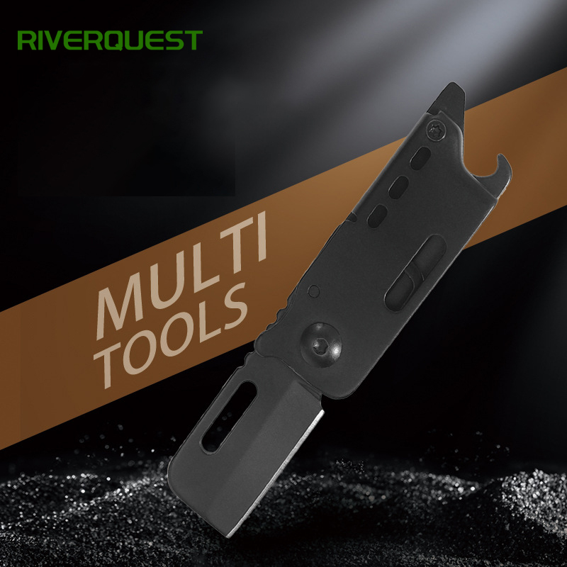 Pocket EDC Multitool with Locking Blade & Keychain pocket edc multitool with locking blade & keychain