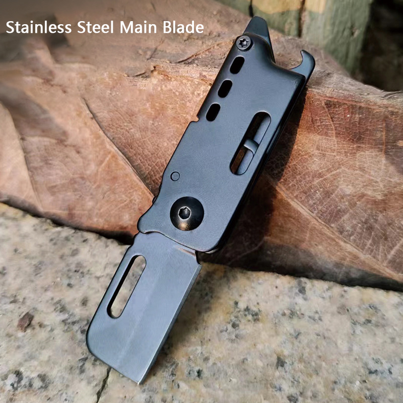 Pocket EDC Multitool with Locking Blade & Keychain pocket edc multitool with locking blade & keychain