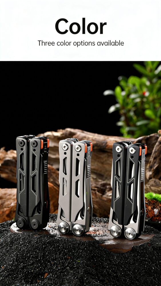 28-in-1 Multitool Pliers, 2CR13 Stainless Steel with Glow-in-the-Dark Feature 28 in 1 multitool pliers, 2cr13 stainless steel with glow in the dark feature