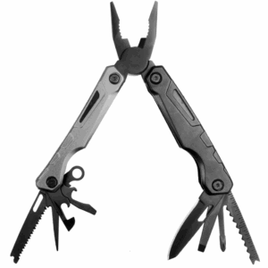 OEM Customizable 15 in 1 Multifunctional Outdoor Hand Tool 2Cr13 Steel Multitool Pliers with Aluminum Handle and Bottle Opener