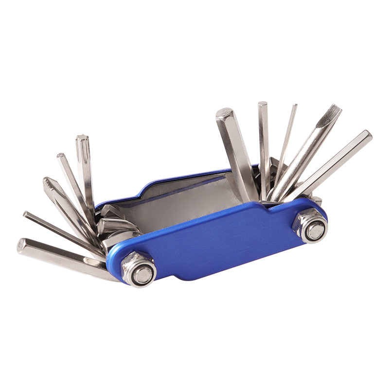 outdoor cycling repair tool 10 in one multifunctional screwdriver combination foldable high quality steel bicycle tool outdoor cycling repair tool 10 in one multifunctional screwdriver combination foldable high quality steel bicycle tool