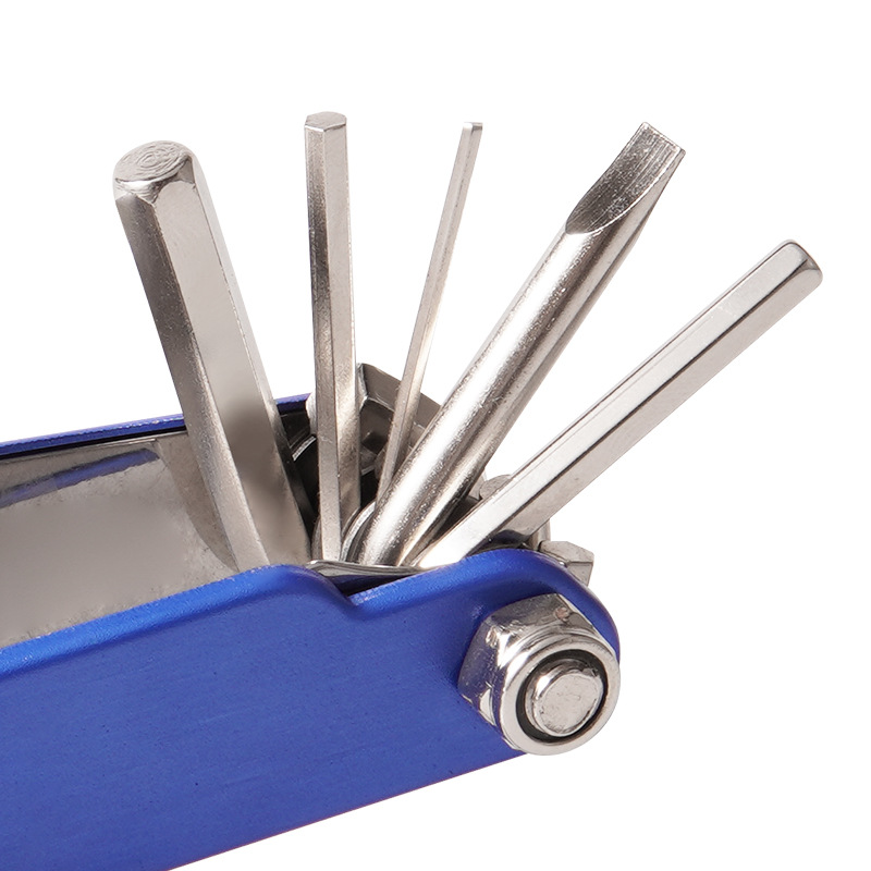 outdoor cycling repair tool 10 in one multifunctional screwdriver combination foldable high quality steel bicycle tool outdoor cycling repair tool 10 in one multifunctional screwdriver combination foldable high quality steel bicycle tool