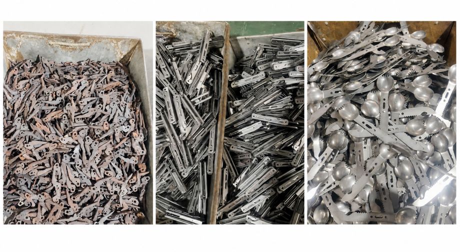 bulk stainless steel multitool spoon and opener components